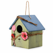 Birdhouse wall-mounted in wood size 20,5 × 13,5 × 15 cm — photo 2