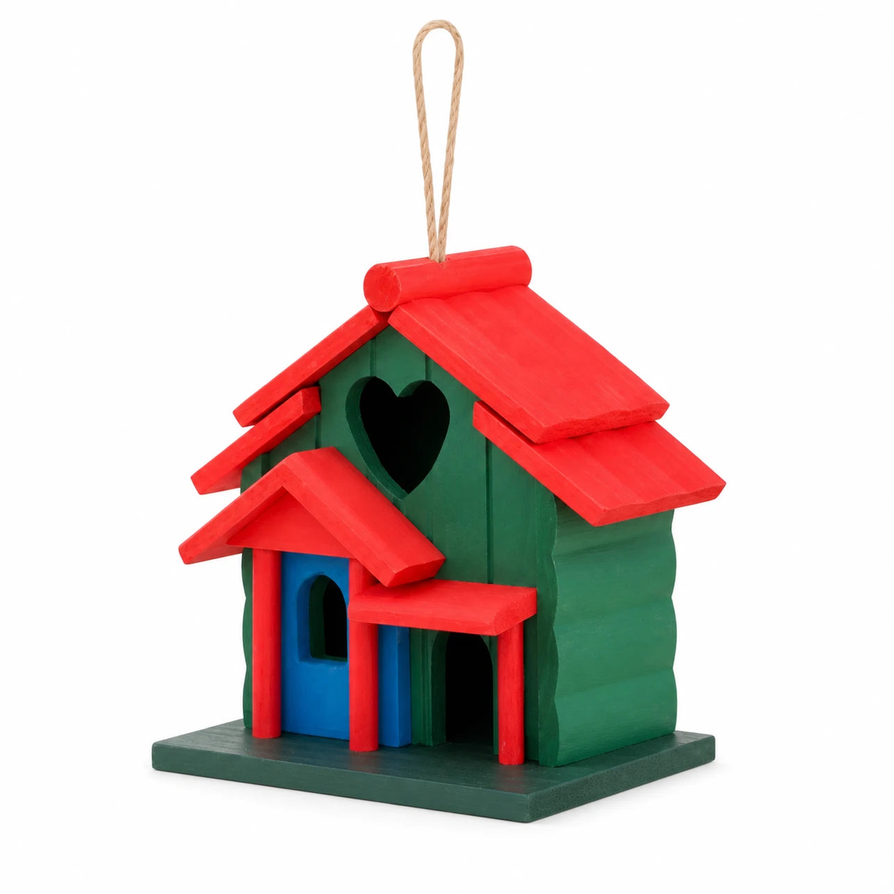 Birdhouse hanging in pine — photo 2