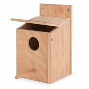 Birdhouse in wood brown size 30 × 20 × 20 cm — photo 2