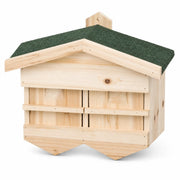 Birdhouse in pine brown size 33 × 30 × 21 cm — photo 2