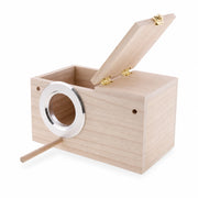 Birdhouse in wood beige size 24,7 × 13 × 13 cm — photo 2