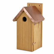 Birdhouse with copper roof brown — photo 2