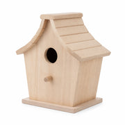 Birdhouse hanging in wood size 17 × 14 × 12 cm — photo 2