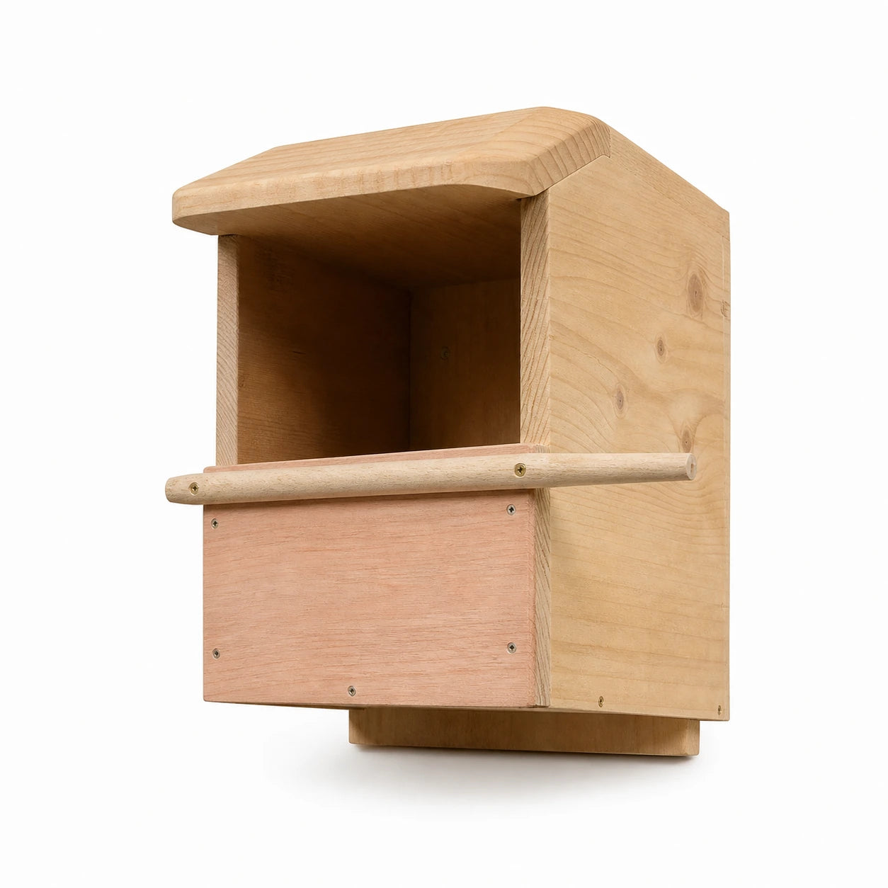 Birdhouse open in wood with holder camera — photo 2