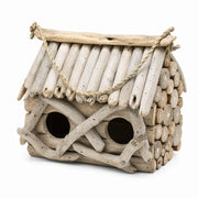 Birdhouse rustic in logs with double entrance — photo 2