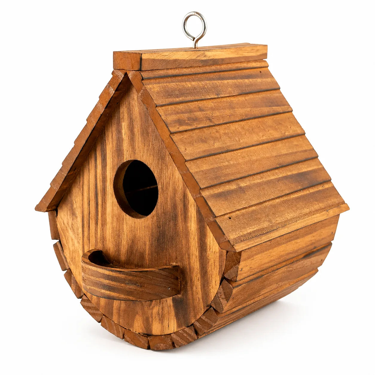 Birdhouse with feeder rounded — photo 2