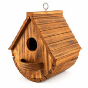 Birdhouse with feeder rounded — photo 2