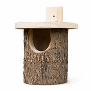 Birdhouse in birch semi open — photo 2