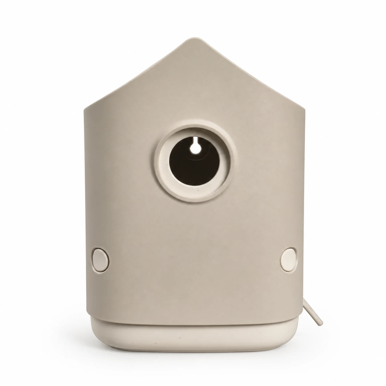 Birdhouse recycled beige 18 cm — photo 2