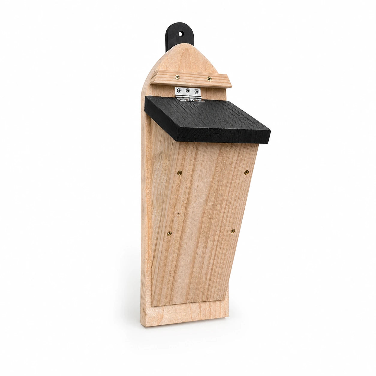 Birdhouse tapered in wood with entrances side — photo 2