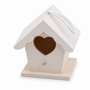 Birdhouse in wood white — photo 2