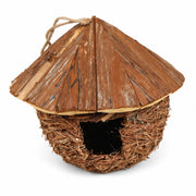 Birdhouse in willow brown size 28 × 28 × 28 cm — photo 2