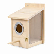 Birdhouse in pine transparent — photo 2