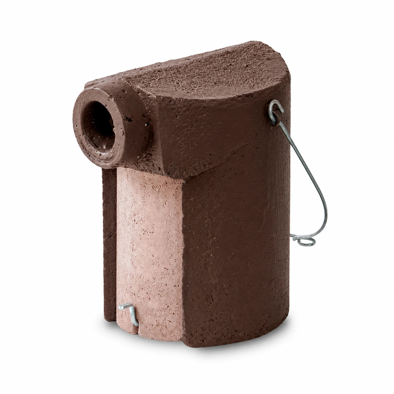 Birdhouse anti-predators in concrete — photo 2