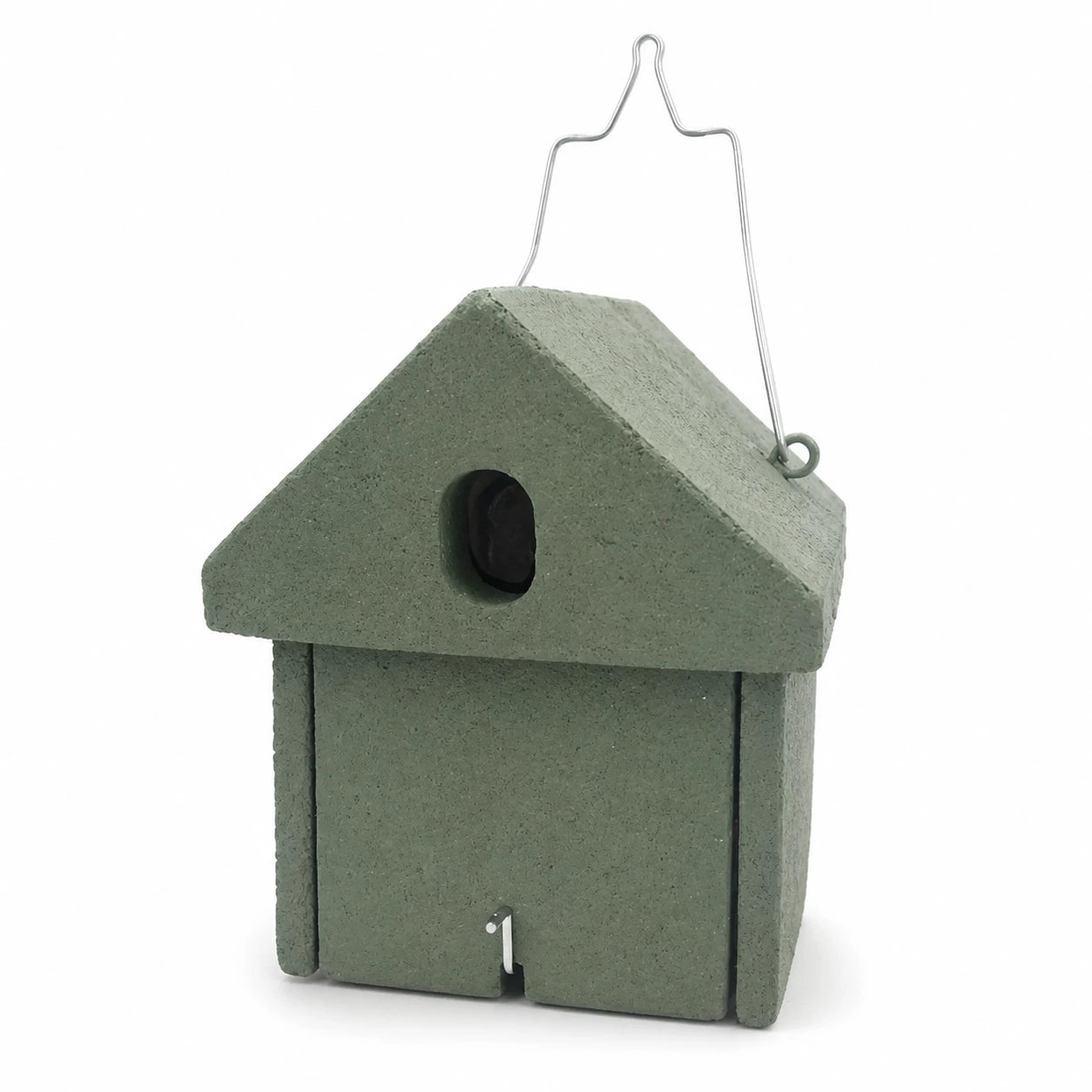 Birdhouse in concrete with entrance adjustable — photo 2