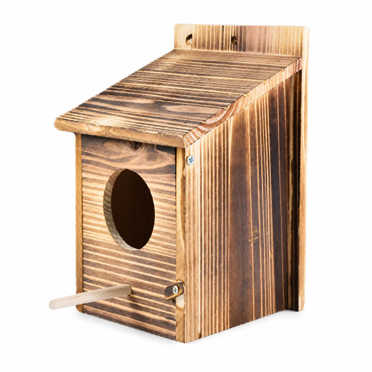 Birdhouse burnt wood — photo 2