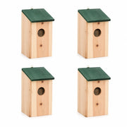Set of 4 birdhouses in pine wood — photo 2