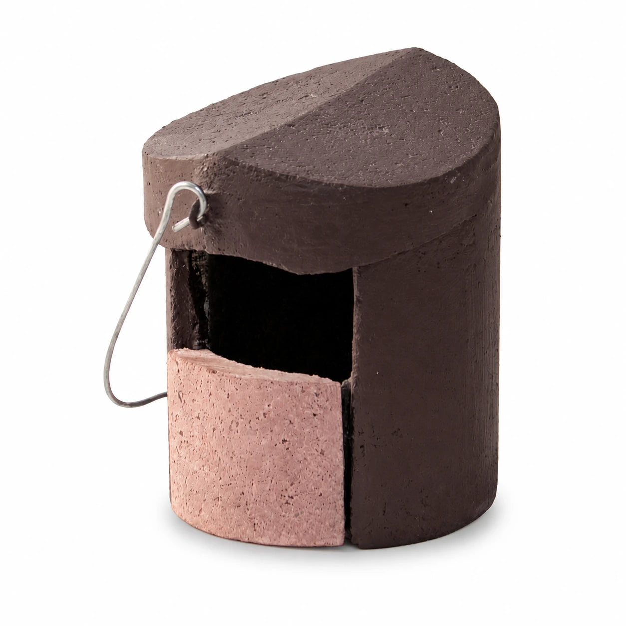 Birdhouse semi-open cylindrical — photo 2