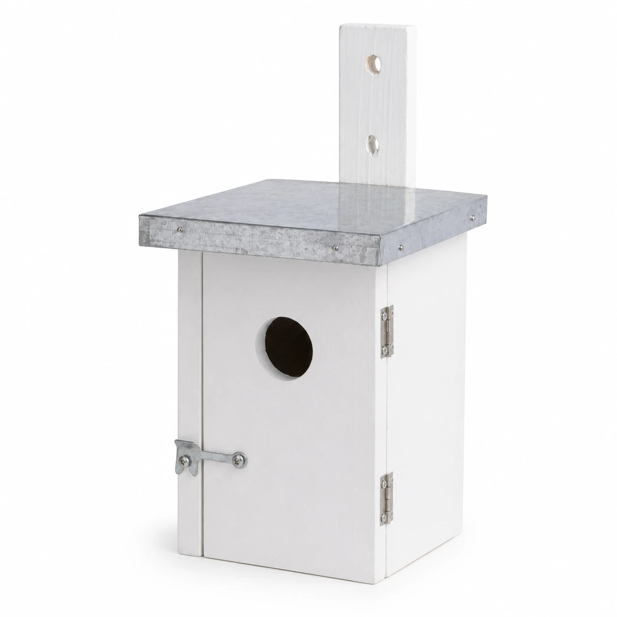 Birdhouse white compact with roof flat 30 mm — photo 2