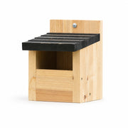Birdhouse semi-open with roof black — photo 2
