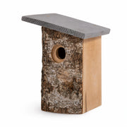 Birdhouse compact in bark of birch — photo 2