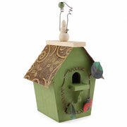 Birdhouse country in logs green — photo 2