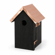 Birdhouse black compact with roof copper — photo 2