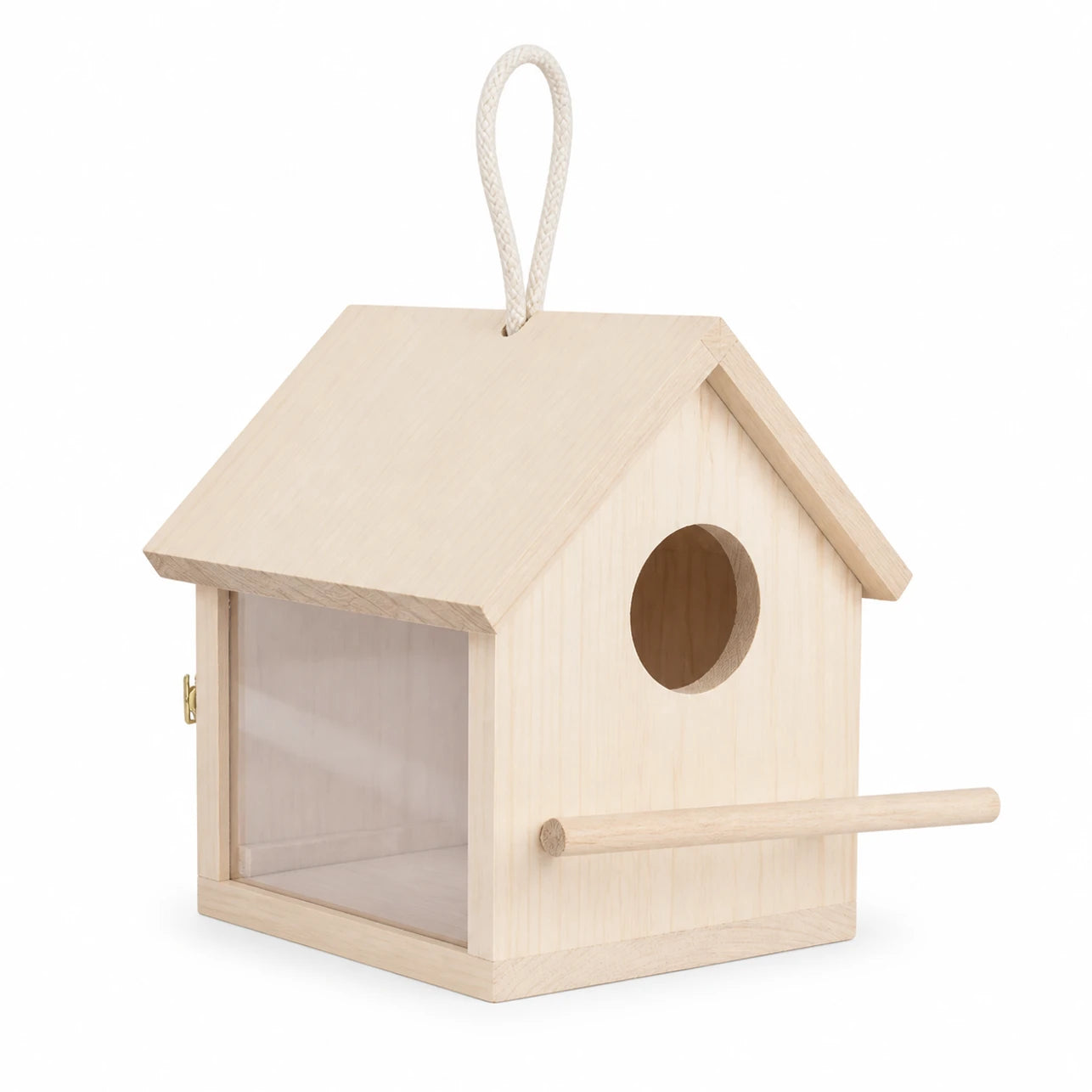 Birdhouse observation in wood size 14 × 14 × 13 cm — photo 2