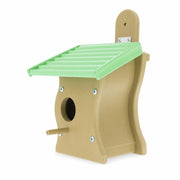Birdhouse in wood green — photo 2