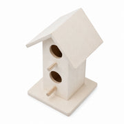 Birdhouse hanging in wood white — photo 2