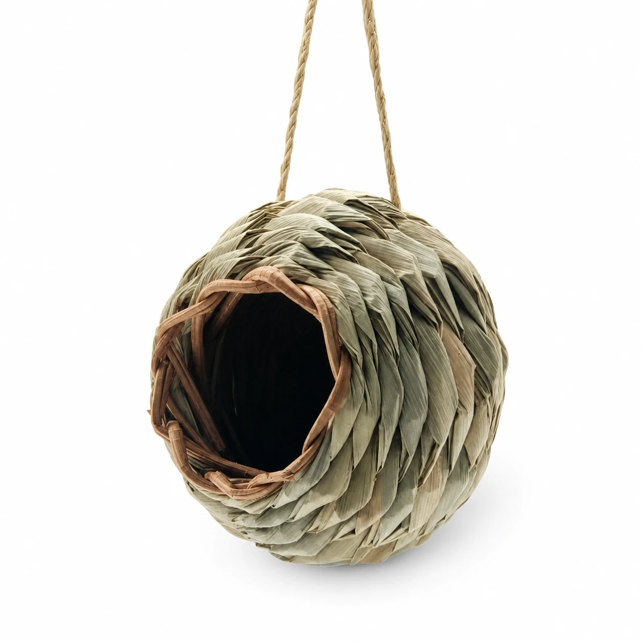 Birdhouse round woven — photo 2