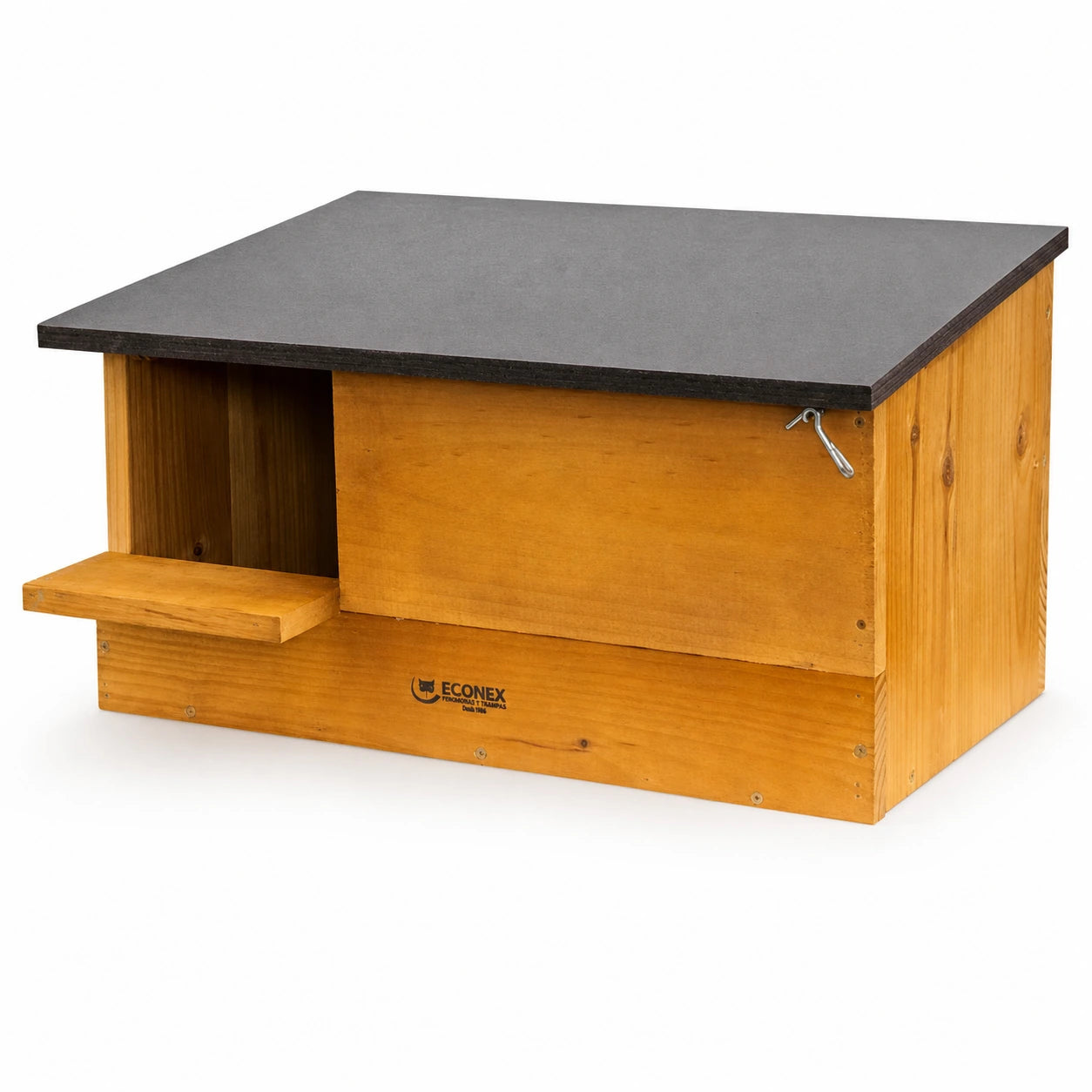 Birdhouse horizontal in wood solid — photo 2