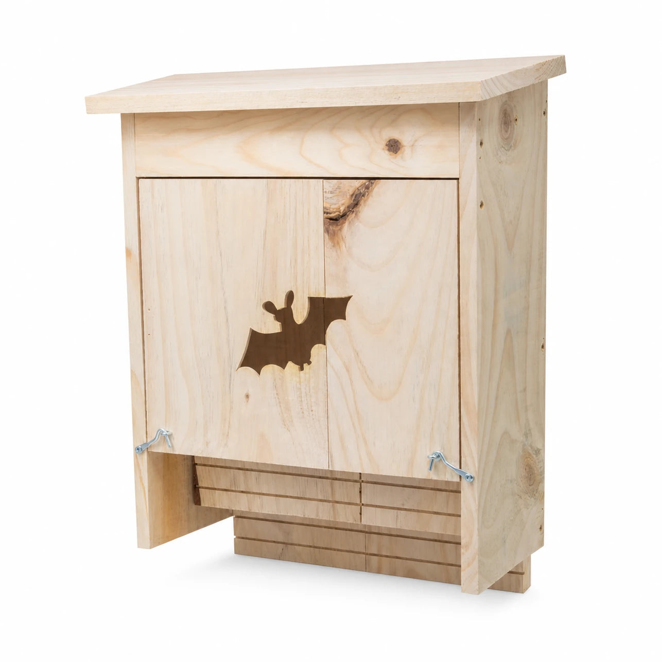 Birdhouse vertical in wood with front cut-out — photo 2