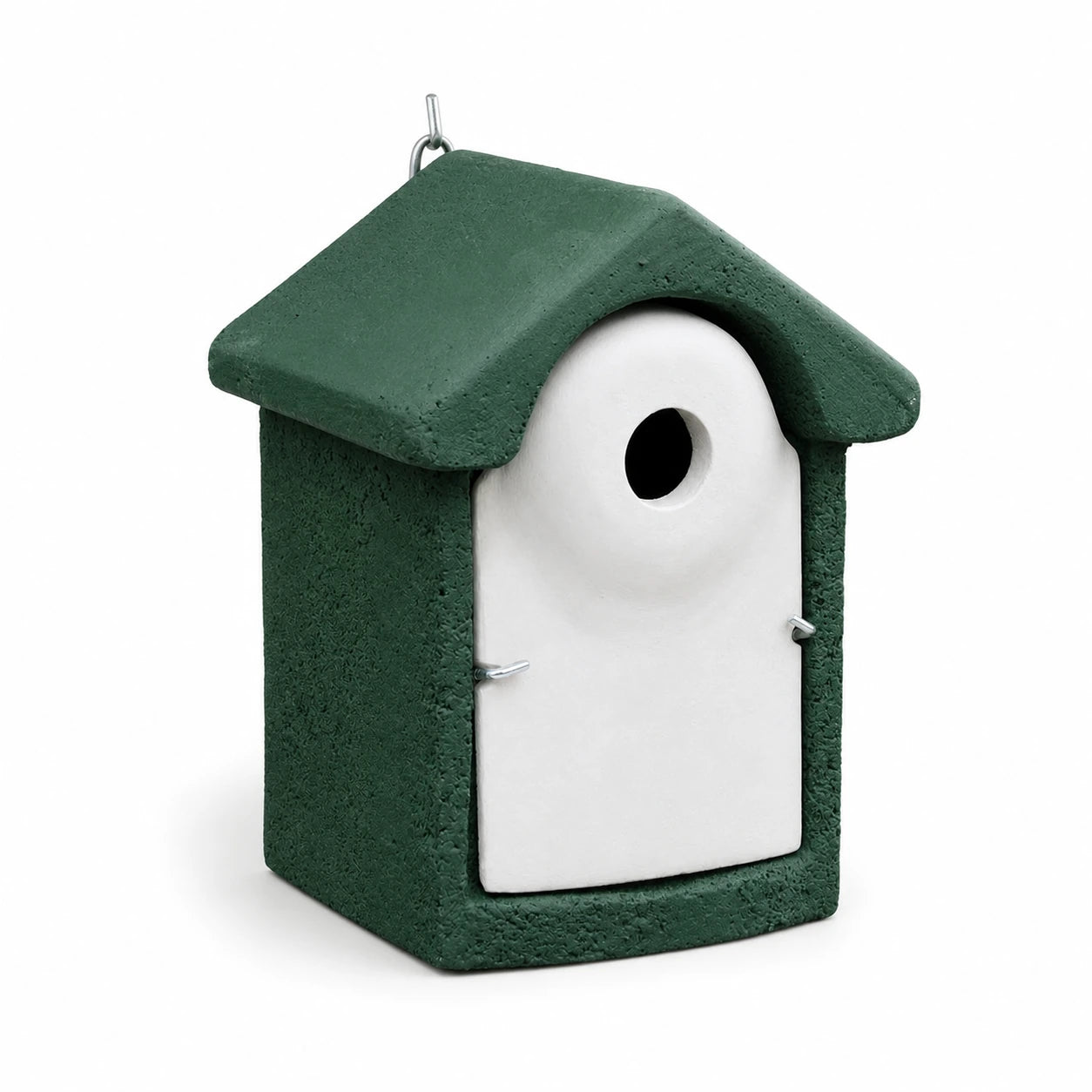 Birdhouse green in wood concrete 32 mm — photo 2