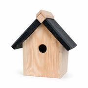 Birdhouse wall-mounted in wood natural — photo 2