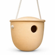 Birdhouse in ceramic with rope — photo 2