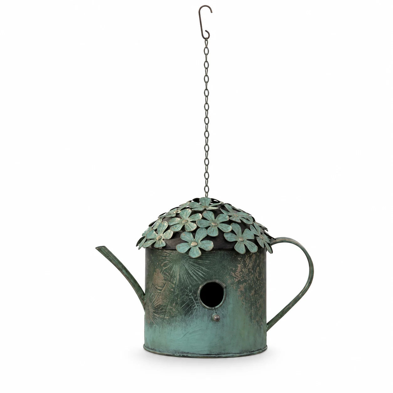 Birdhouse watering-can hanging — photo 2