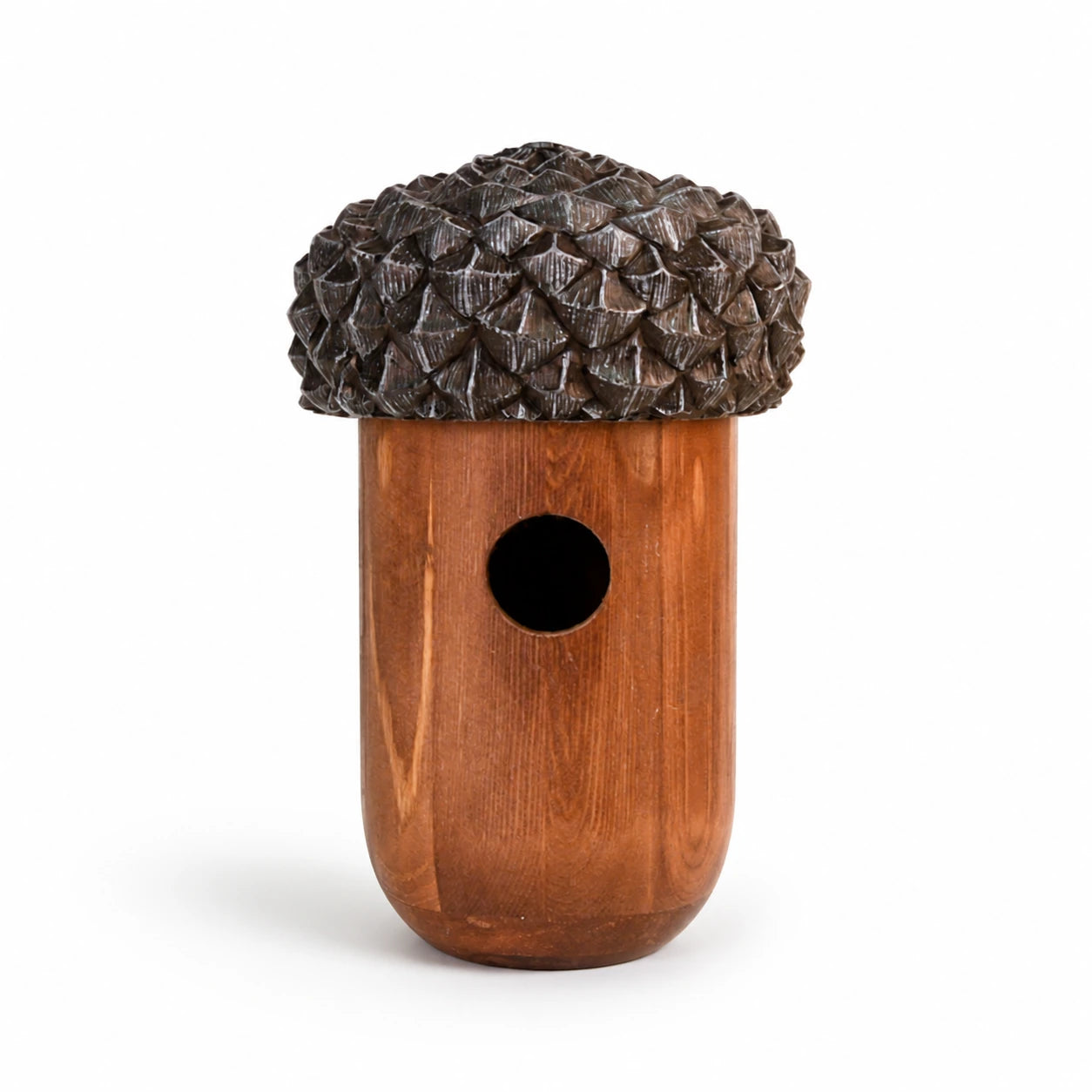 Birdhouse in shape of acorn — photo 2