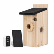 Birdhouse wall-mounted in wood brown — photo 2