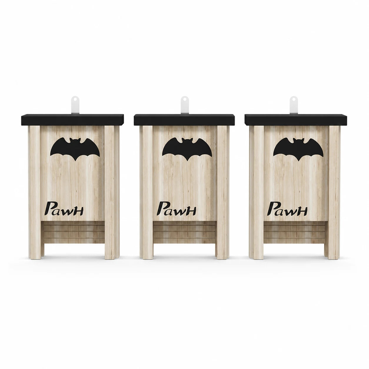 Set of 3 birdhouses with bats — photo 2