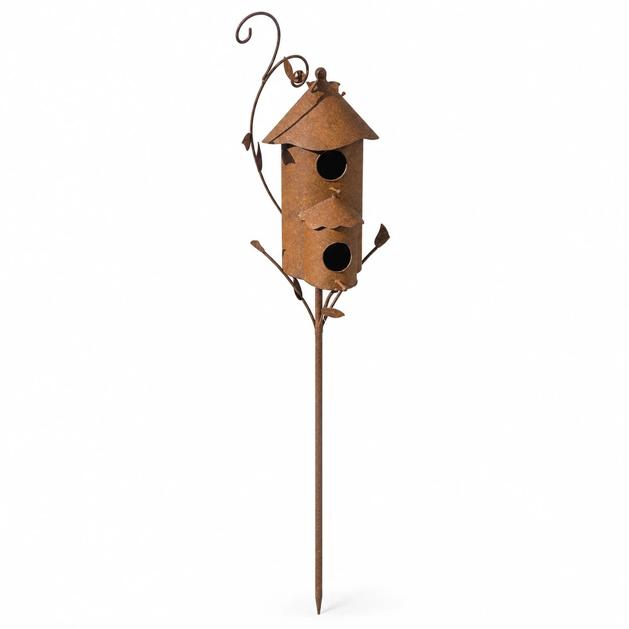 Birdhouse cabin in iron rust — photo 2