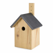 Birdhouse with zinc roof black — photo 2