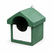 Birdhouse semi-open compact in wood concrete — photo 2