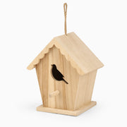 Birdhouse in wood with roof scalloped and front cut-out — photo 3
