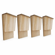 Set of 4 birdhouses with bats 22 × 12 × 34 cm — photo 3