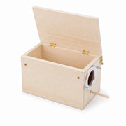 Birdhouse in wood with roof removable size 12 × 12 × 19,5 cm — photo 3