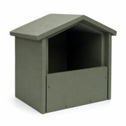 Birdhouse in concrete with open front — photo 3