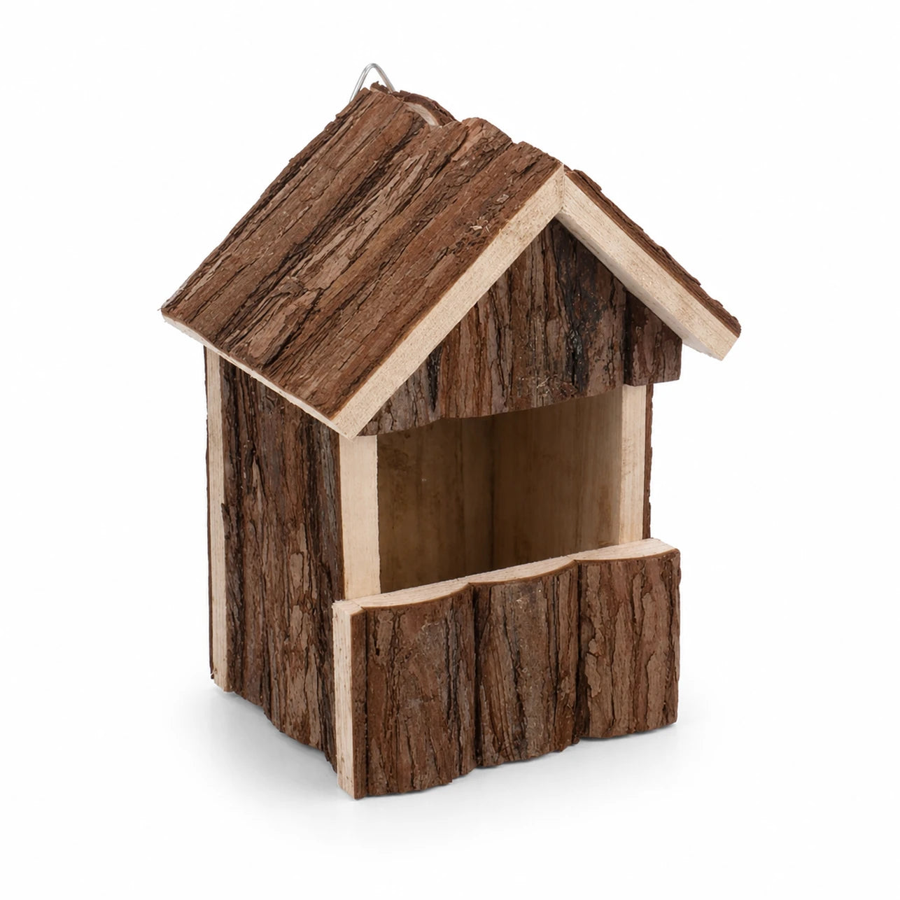 Birdhouse in pine brown size 30 × 40 cm — photo 3