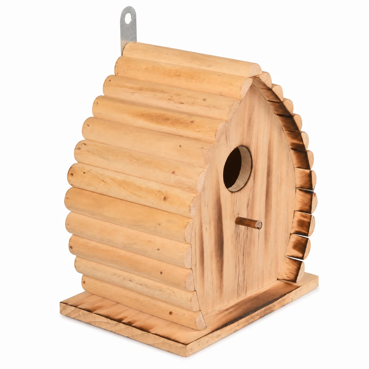 Birdhouse in wood flame — photo 3