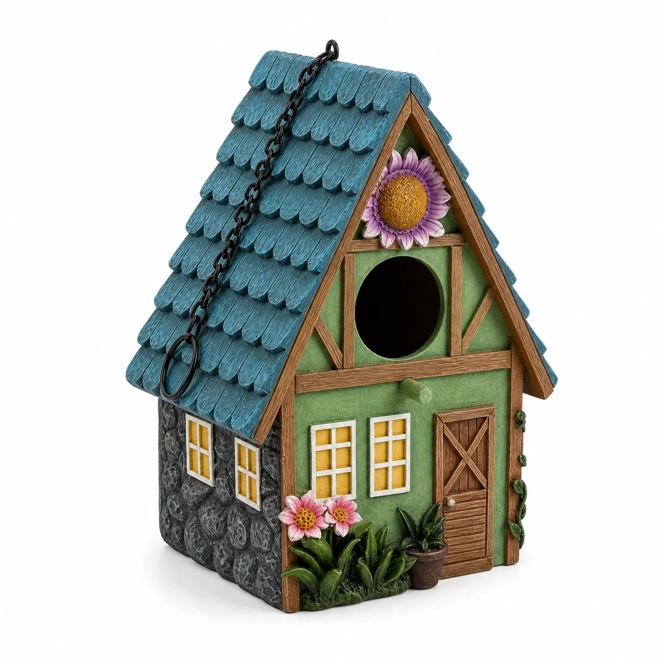 Birdhouse hanging green style chalet — photo 3